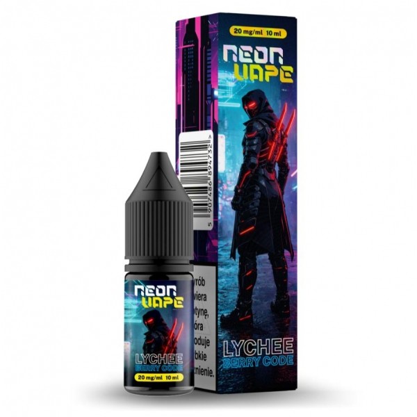 Liquid Neon Vape Salt Riot 10ml Lychee Berry Code 20mg
