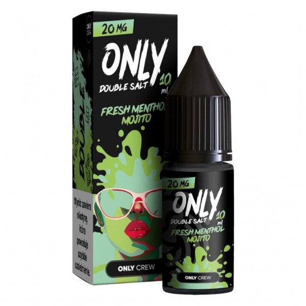 Liquid Only Double Salt 10ml Fresh Menthol Mojito 20mg