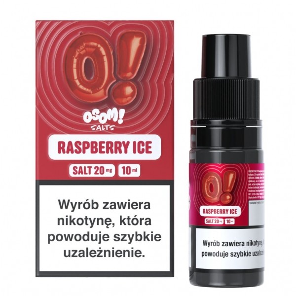 Liquid OSOM! Salt 10ml Raspberry Ice 20mg