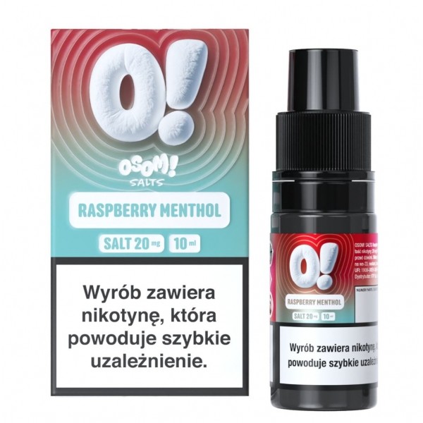 Liquid OSOM! Salt 10ml Raspberry Menthol 20mg