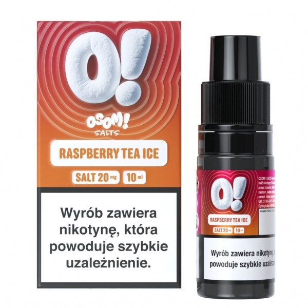 Liquid OSOM! Salt 10ml Raspberry Tea Ice 20mg