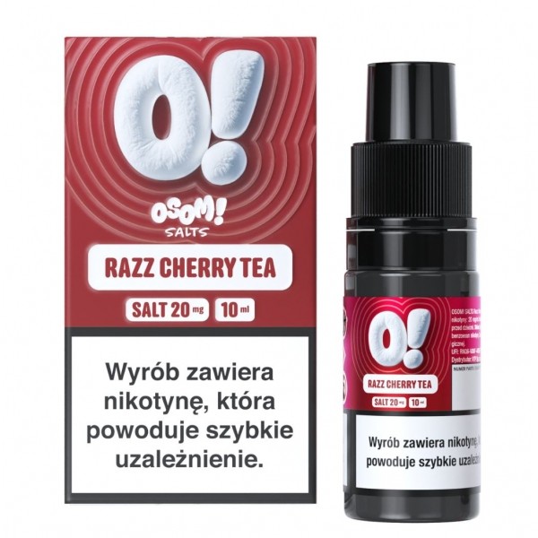 Liquid OSOM! Salt 10ml Razz Cherry Tea 20mg