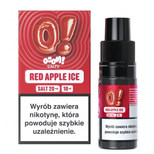 Liquid OSOM! Salt 10ml Red Apple Ice 20mg