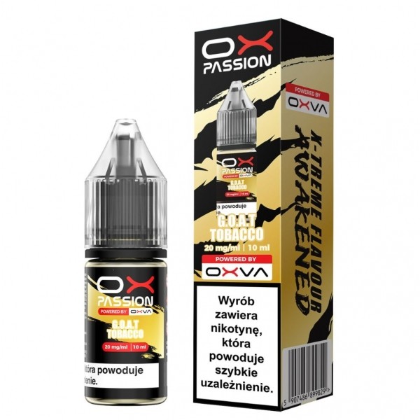 Liquid OX Passion 10ml G.O.A.T Tobacco 20mg