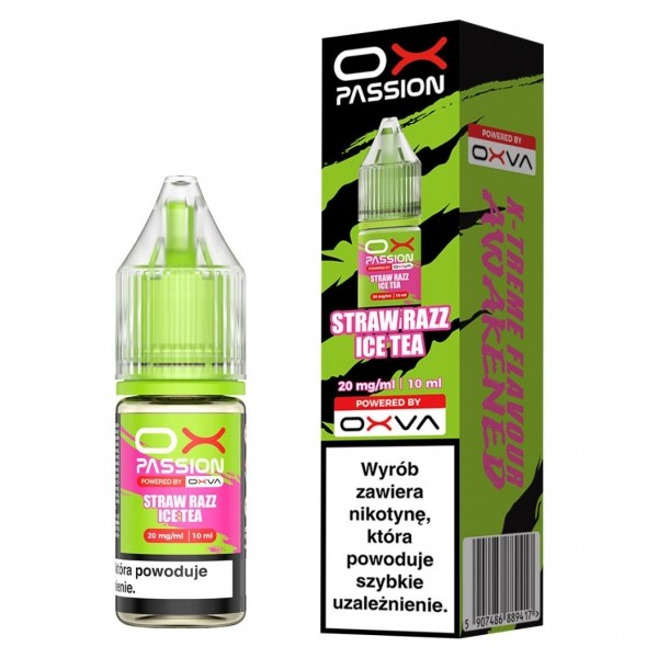Liquid OXVA OX Passion 10ml Straw Razz Ice Tea 20mg