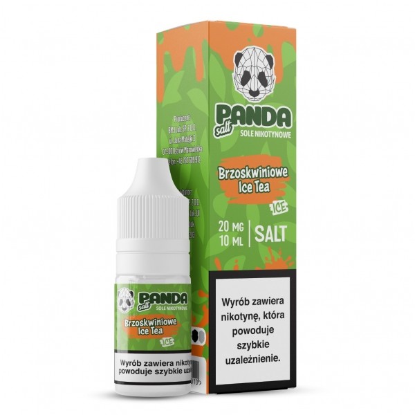 Liquid Panda Salt 10ml Brzoskwiniowe Ice Tea 20mg
