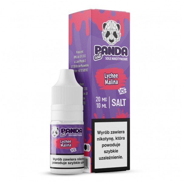 Liquid Panda Salt 10ml Lychee Malina Ice 20mg