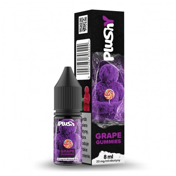 Liquid Plushy Salt Candy 8ml Grape Gummies 20mg