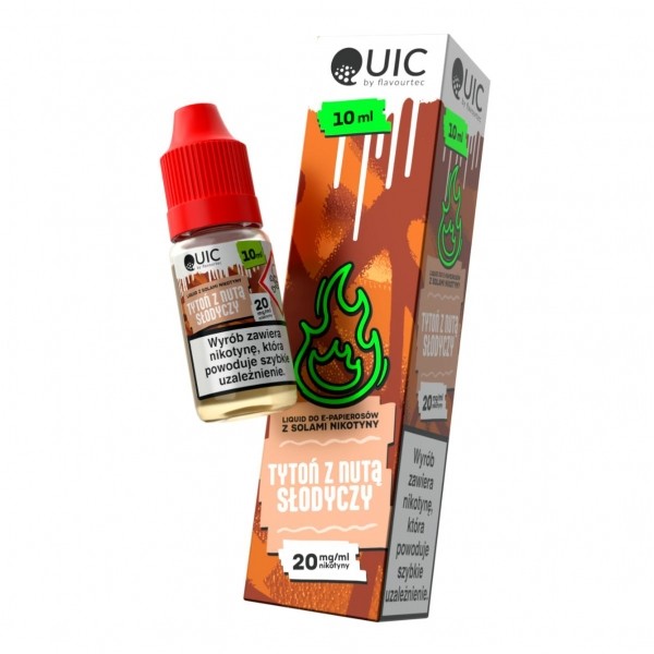 Liquid QUIC Salt 10ml Tytoń z Nutą Słodyczy 20mg