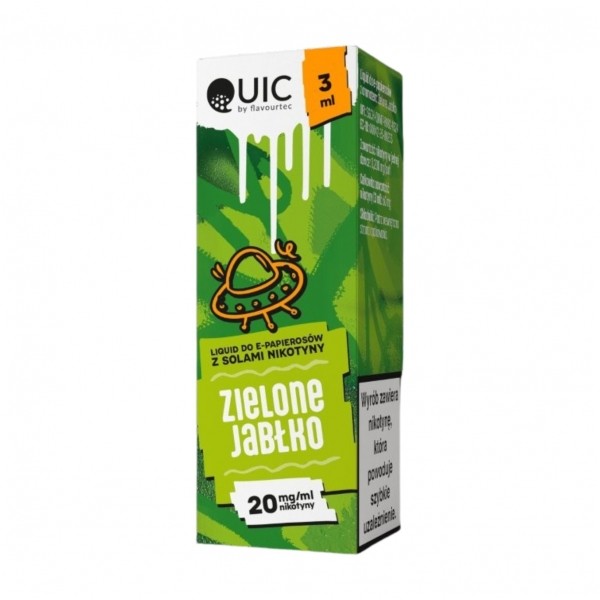 Liquid QUIC Salt 3ml Zielone Jabłko 20mg