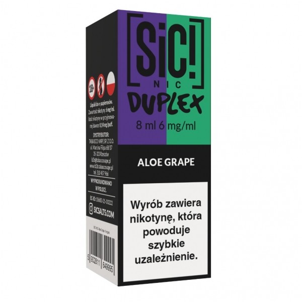 Liquid SIC! NIC 8ml Aloe Grape