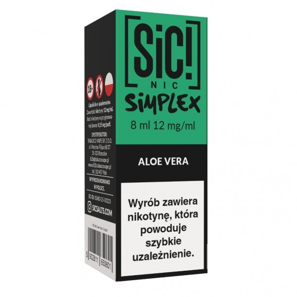 Liquid SIC! NIC 8ml Aloe Vera