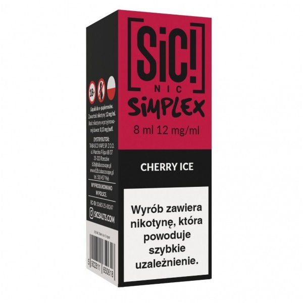 Liquid SIC! NIC 8ml Cherry Ice