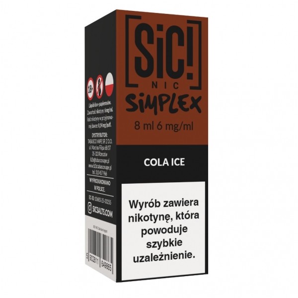 Liquid SIC! NIC 8ml Cola Ice