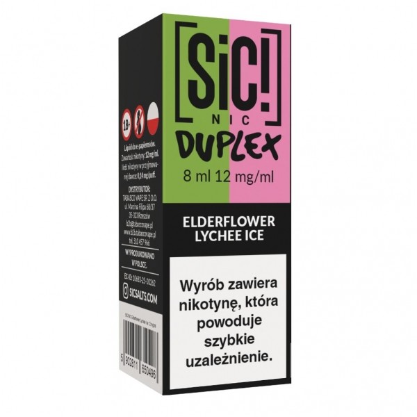 Liquid SIC! NIC 8ml Elderflower Lychee