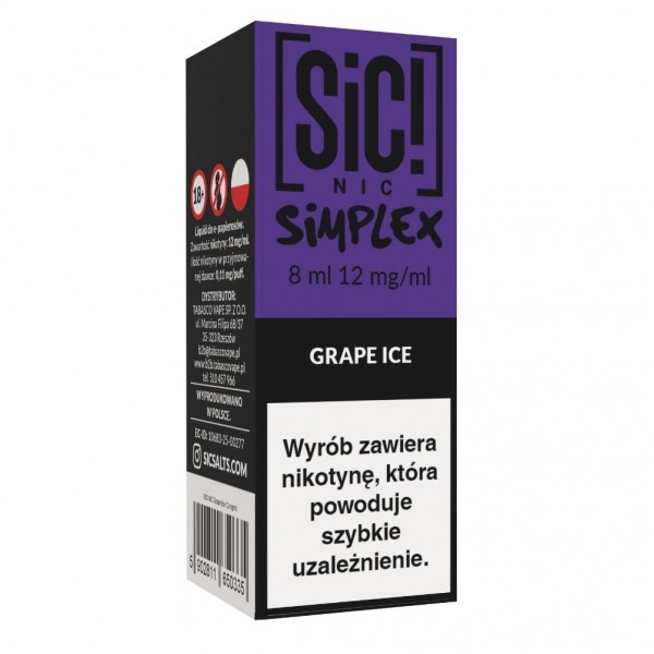 Liquid SIC! NIC 8ml Grape Ice