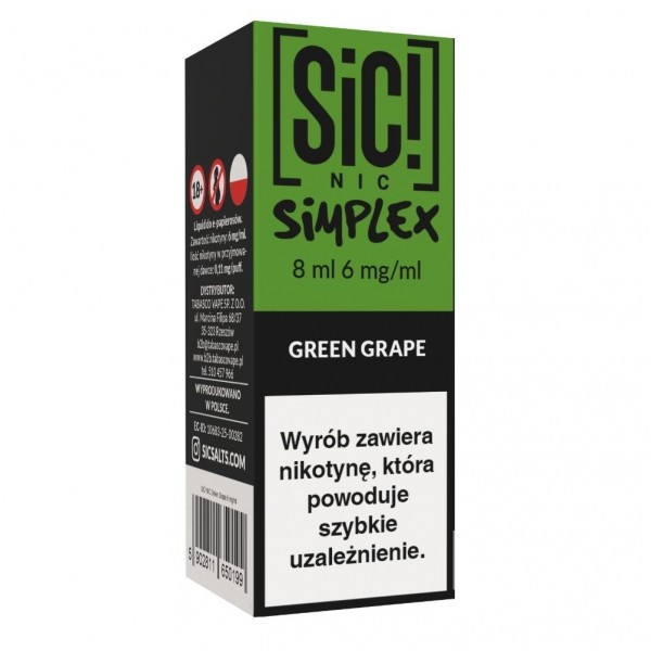 Liquid SIC! NIC 8ml Green Grape