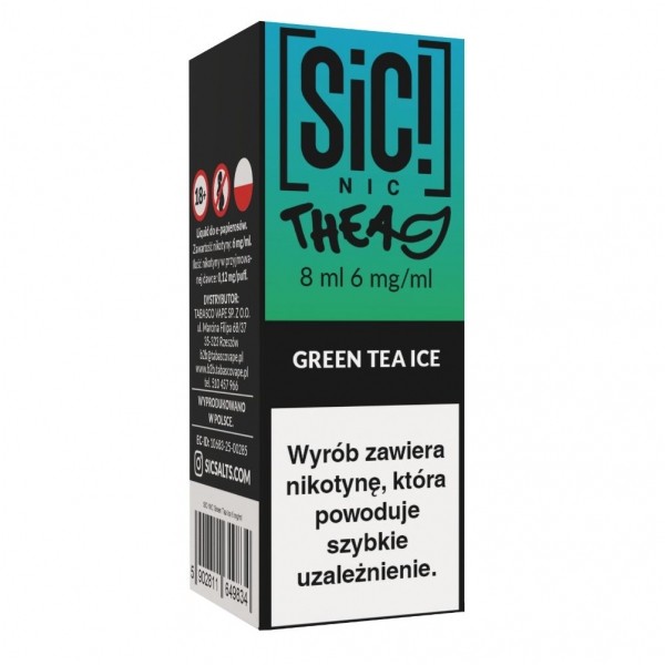 Liquid SIC! NIC 8ml Green Tea Ice