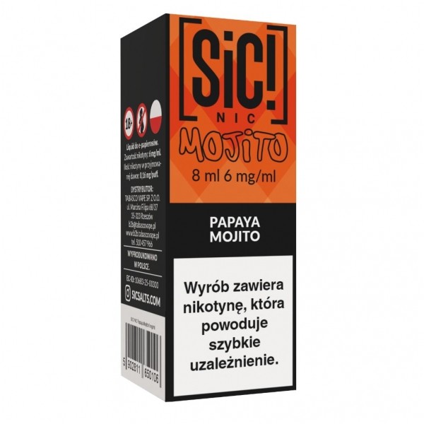 Liquid SIC! NIC 8ml Papaya Mojito
