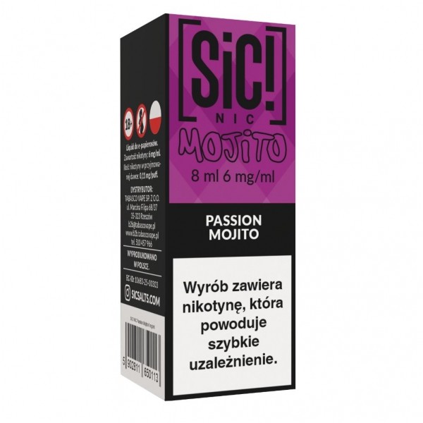 Liquid SIC! NIC 8ml Passion Mojito