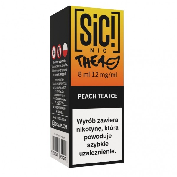 Liquid SIC! NIC 8ml Peach Tea Ice