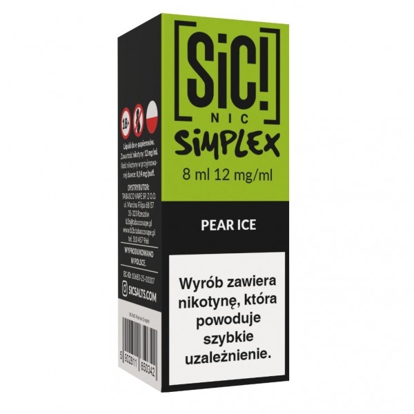 Liquid SIC! NIC 8ml Pear Ice