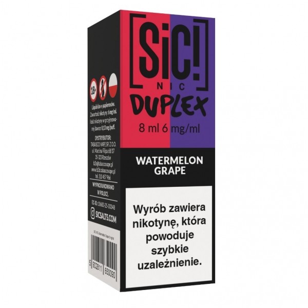 Liquid SIC! NIC 8ml Watermelon Grape