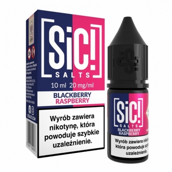 Liquid SIC! SALTS 10ml Blackberry Raspberry 20mg