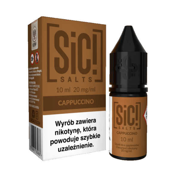 Liquid SIC! SALTS 10ml Cappuccino 20mg