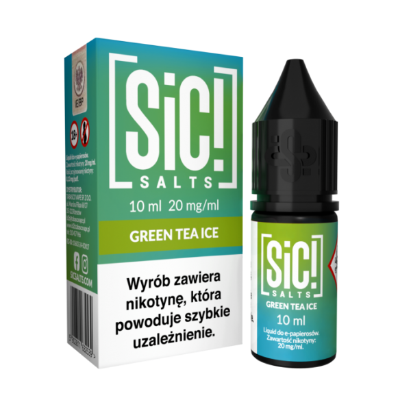 Liquid SIC! SALTS 10ml Green Tea Ice 20mg