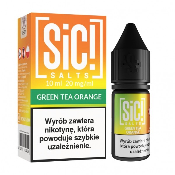 Liquid SIC! SALTS 10ml Green Tea Orange 20mg