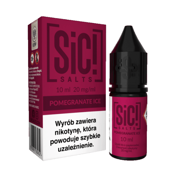 Liquid SIC! SALTS 10ml Pomegranate Ice 20mg