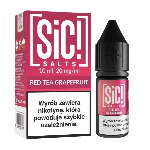 Liquid SIC! SALTS 10ml Red Tea Grapefruit 20mg