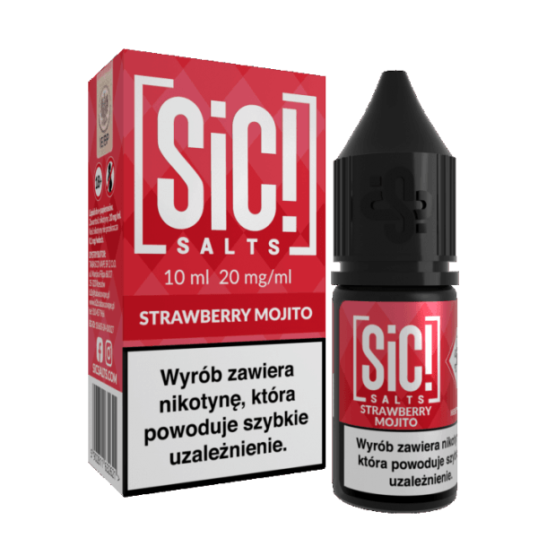 Liquid SIC! SALTS 10ml Strawberry Mojito 20mg