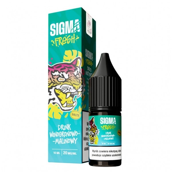 Liquid Sigma Fresh Salt 10ml Drink Winogronowo Malinowy 20mg