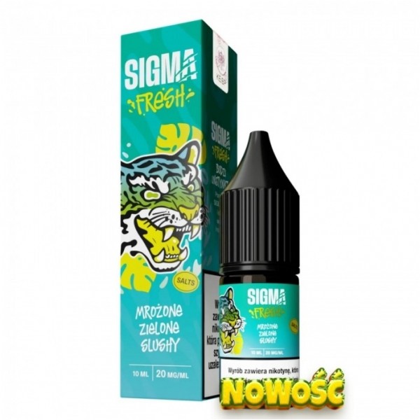 Liquid Sigma Fresh Salt 10ml Mrożone Zielone Slushy 20mg