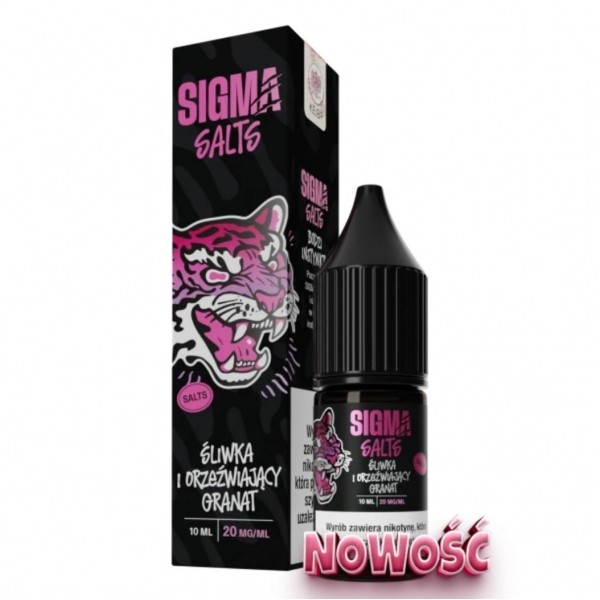 Liquid Sigma Salt 10ml Śliwka & Orzeźwiający Granat 20mg