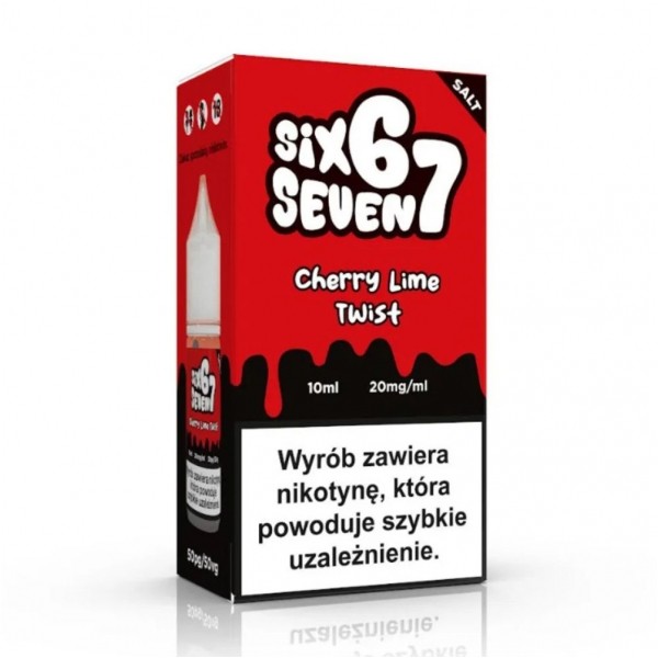 Liquid Six Seven Salt 10ml Cherry Lime Twist 20mg