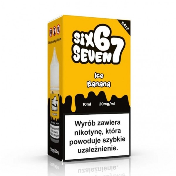 Liquid Six Seven Salt 10ml Ice Banana 20mg