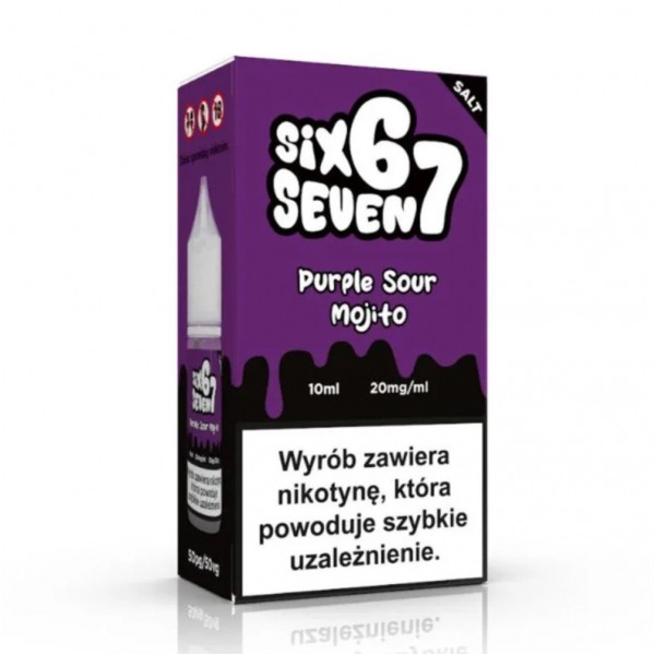 Liquid Six Seven Salt 10ml Purple Sour Mojito 20mg