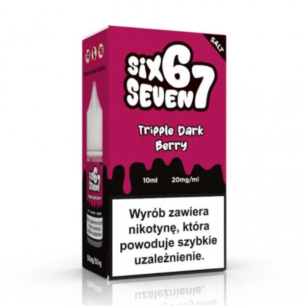 Liquid Six Seven Salt 10ml Tripple Dark Berry 20mg