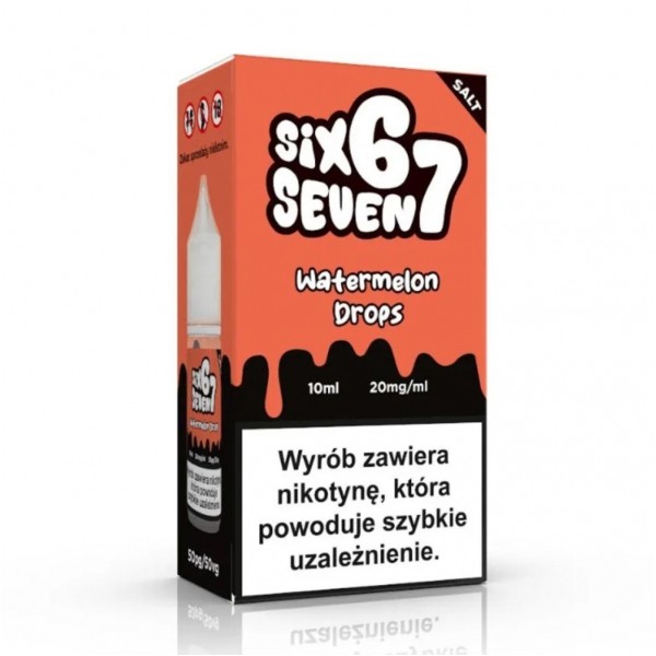 Liquid Six Seven Salt 10ml Watermelon Drops 20mg