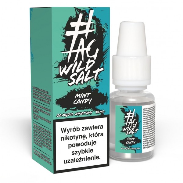 Liquid #TAG Salt Wild 10ml Mint Candy 20mg