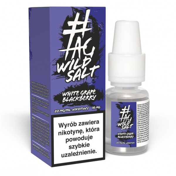 Liquid #TAG Salt Wild 10ml White Grape Blackberry 20mg