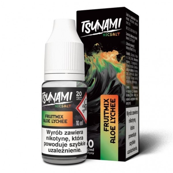 Liquid Tsunami Salt 10ml Fruitmix Aloe Lychee 20mg