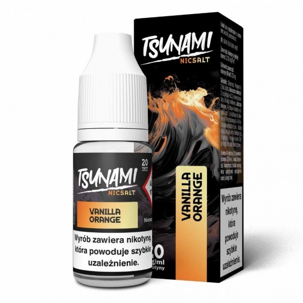 Liquid Tsunami Salt 10ml Vanilla Orange 20mg