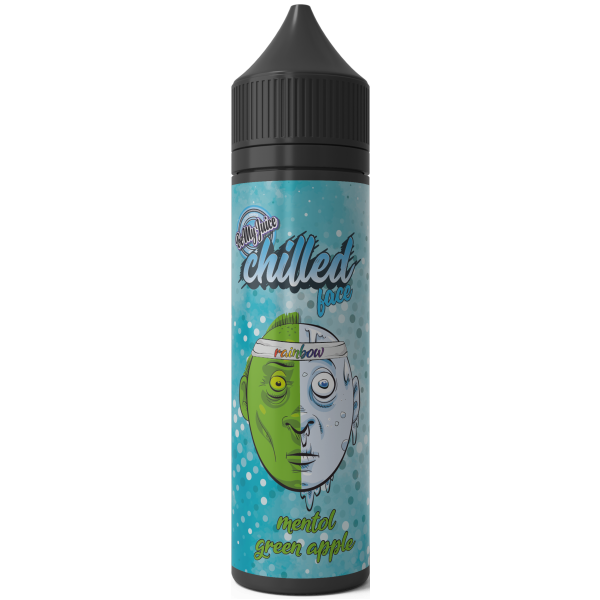 Longfill CHILLED FACE Rainbow Menthol Green Apple 10/60ml