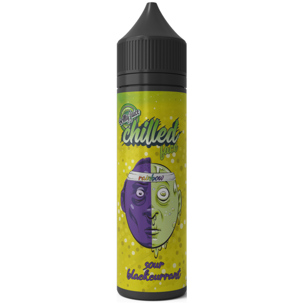 Longfill CHILLED FACE Rainbow Sour Blackcurrant 10/60ml