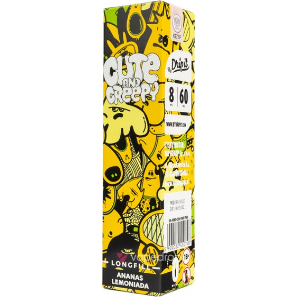 Longfill Cute and Creepy Ananas Lemoniada 8/60ml