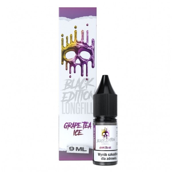 Longfill Dark Line Black Edition 9ml Grape Tea Ice